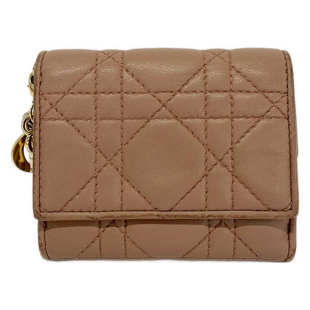 Christian Dior Lady Dior Trifold Wallet